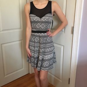 Cute whit and black dress